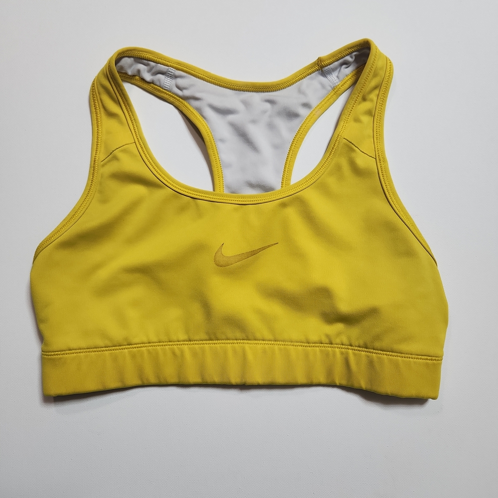 Nike LIVESTRONG Yellow Racerback Sports Bra Women’s Small (No Size Tag)